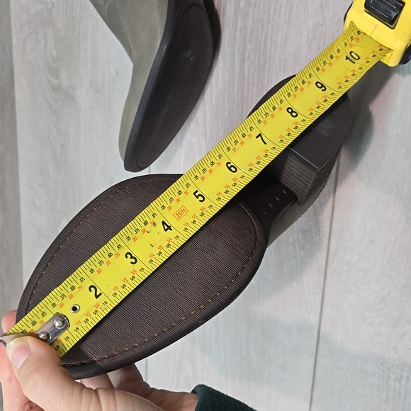 Lucky Brand Women Branndi Leather Heels Boots Shoes Sz 7.5M - Picture 14 of 14